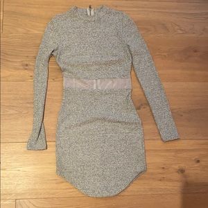 LF Gray knit RUMORS dress